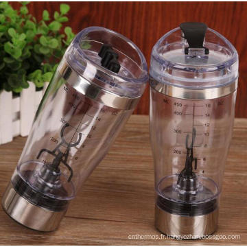 Bouteille en acier inoxydable Shaker bouteille Vortex Mixer avec batterie Rechargeable USB